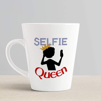 Queen Of F-king Everything Quote 12oz Latte Mug Cup