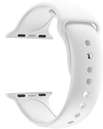 White Belt Silicone Replacement Band 