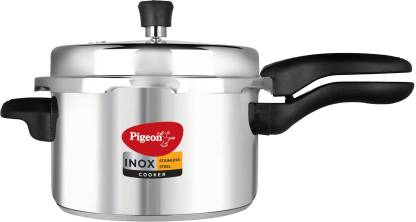 Pigeon Inox L Induction Bottom Pressure Cooker Price in India - Buy Pigeon Inox 5 Bottom Pressure Cooker online at Flipkart.com