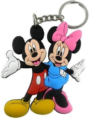 OMAYA Disney Mickey Mouse & Minnie Mouse Animal Cartoon Character PVC Key  Chain (Multicolor) Key Chain Price in India - Buy OMAYA Disney Mickey Mouse  & Minnie Mouse Animal Cartoon Character PVC