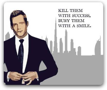 MADANYU Harvey Specter Quote Mousepad for Gamers HD Print Mousepad -  MADANYU : 
