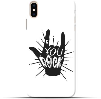 Saavre Back Cover for You Rock, Music, Black And White for IPHONE X MAX