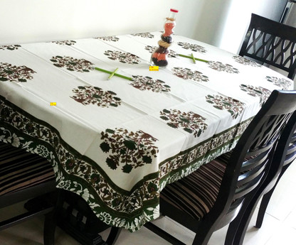 dining table cover set 6 seater