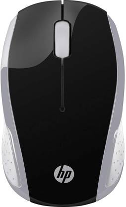 HP 200 Wireless Optical Mouse  (2.4GHz Wireless, Silver)