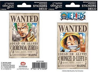 Abystyle One Piece Sticker Set Wanted Luffy Zoro One Piece Sticker Set Wanted Luffy Zoro Shop For Abystyle Products In India Flipkart Com Abystyle One Piece Sticker Set Wanted Luffy Zoro One Piece Sticker Set Wanted Luffy Zoro Shop For Abystyle Products In India Flipkart Com