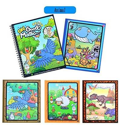 TANGO Animal Paint with Water Books for Toddlers Kids Water ...