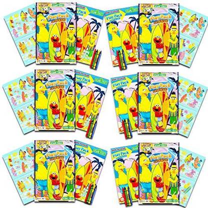 Download Sesame Street Elmo Ultimate Party Favors Packs 6 Sets With Stickers Coloring Books And Crayons Party Supplies Elmo Ultimate Party Favors Packs 6 Sets With Stickers Coloring Books And