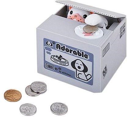 Verlike novelty Saving Bank Money Box Tin Coin Cartoon Zoo Piggy Bank Gift 