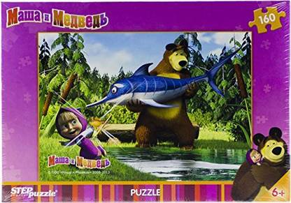 MashaBear Masha & the Bear 160 Pieces Funny Bear Jigsaw Puzzle For Adults Toddlers and Kids ages 5 Masha y el Oso - Masha & the Bear 160 Pieces Funny Bear Jigsaw MashaBear Masha & the Bear 160 Pieces Funny Bear Jigsaw Puzzle For Adults Toddlers and Kids ages 5 Masha y el Oso - Masha & the Bear 160 Pieces Funny Bear Jigsaw