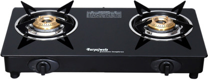 suryajwala gas stove 2 burner