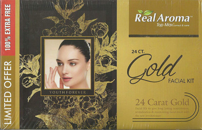 real aroma gold facial kit