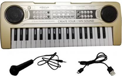 BIGFUN 37 Key Piano Keyboard With Microphone BF-430B1 - 37 ...