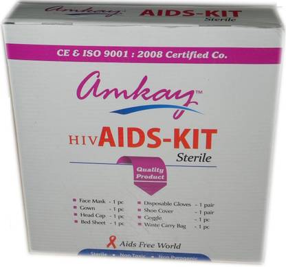 amkay Complete HIV/AIDS-KIT Sterile First Aid Kit Price in India - Buy ...