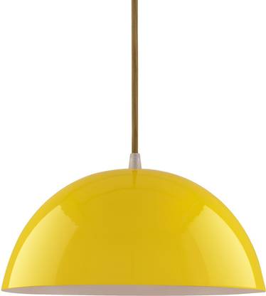 Homesake Metallic Yellow Glossy Pendant Hanging Light Lamp 10 Pendants Ceiling In India Homesake Metallic Yellow Glossy Pendant, Yellow Light Fixtures