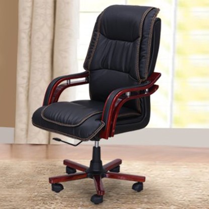 rolling leather office chair