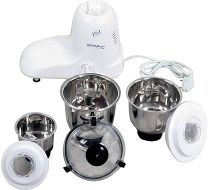 Orpat Kitchen Master 500 Mixer Grinder 3 Jars White Price In India Buy Orpat Kitchen Master 500 Mixer Grinder 3 Jars White Online At Flipkart Com