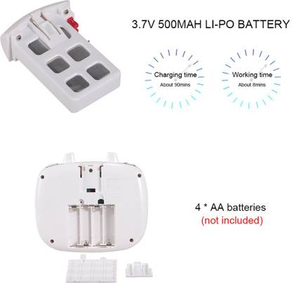 SYMA X5UW-D Radio Controlled Rotatable FPV Camera Drone Altitude Hold Mode One Key Take-Off / Landing App Control RC Quadcopter