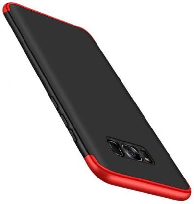 Joice Bumper Case for Vivo V9 Classic Grip Case RED + 5D Tempered Glass+ Bluetooth + Ring
