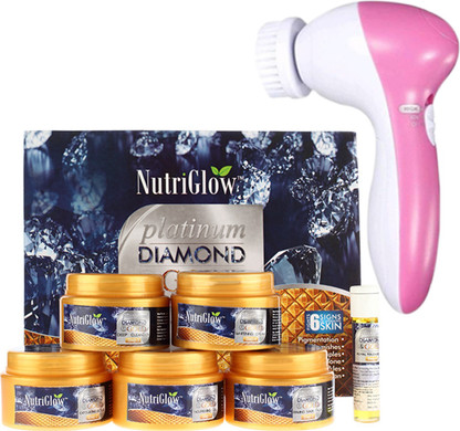 nutriglow platinum diamond gold facial kit