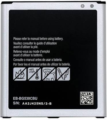 brand new mobile battery for samsung samsung galaxy j2 prime power capacity 2600mah