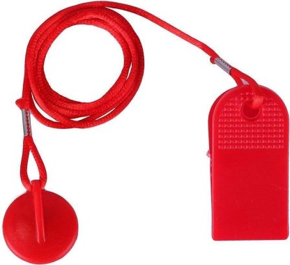 Red Magnetic Security Universal Safety Treadmill Running Machine Lock Switch Key 