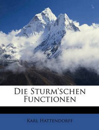 Die Sturm'schen Functionen