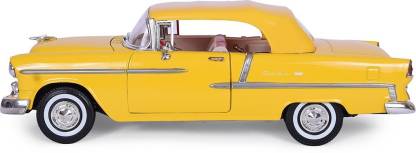1:18 MOTORMAX TIMELESS CLASSICS 1955 Chevy Bel Air DieCast YELLOW