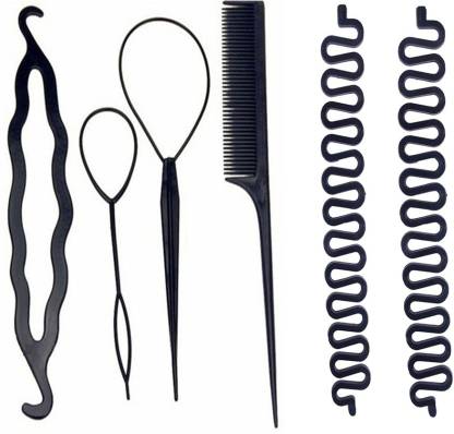 JAMPAK Hair Combo set For New Hair Styling Easy Styling Tool (Set Of 6 Pcs)  Price in India - Buy JAMPAK Hair Combo set For New Hair Styling Easy Styling  Tool (Set