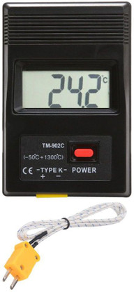 1PC 300mm Thermoelementsonde TM-902C LCD Typ K Digitalthermometer Mit Sonde 