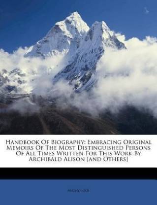 Handbook Of Biography