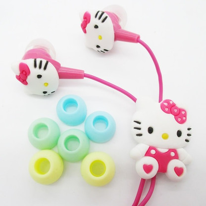 hello kitty with headphones