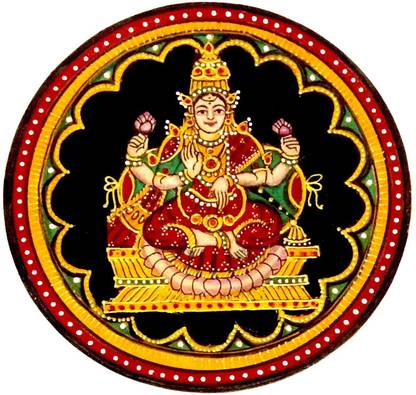 Traditions Ganjifa Cards - Lakshmi Watercolor 4 inch x 4 inch Painting Price in India - Buy Traditions Ganjifa Cards - Lakshmi Watercolor 4 inch x 4 inch Painting online at Flipkart.com