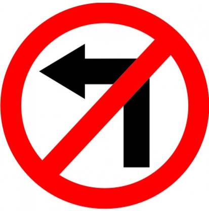 Ladwa Solutions Inc Left Turn Prohibited Emergency Sign Price in India -  Buy Ladwa Solutions Inc Left Turn Prohibited Emergency Sign online at  Flipkart.com