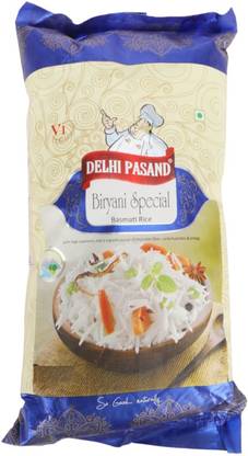 Delhi Pasand Biryani Special Basmati Rice (Long Grain, Unpolished ...