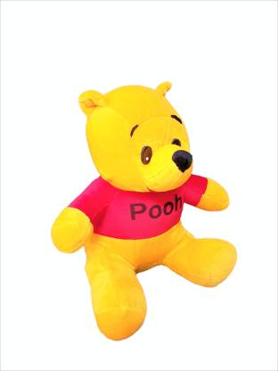 Charms Gift Basket Adorable Cartoon Pooh Plush Soft Toy for Kids Yellow  Colour - 25 cm - Adorable Cartoon Pooh Plush Soft Toy for Kids Yellow Colour  . Buy Pooh toys in