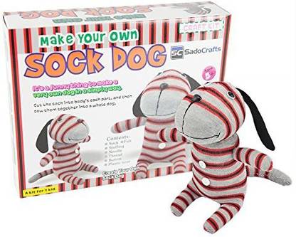 SadoCrafts Sew Your Own Educational Stuffed Animal Toy - Diy Dog Sock Doll Sewing Kit Arts And Craft Kit For Kids - Sew Your Own Educational Stuffed Animal Toy - Diy Dog SadoCrafts Sew Your Own Educational Stuffed Animal Toy - Diy Dog Sock Doll Sewing Kit Arts And Craft Kit For Kids - Sew Your Own Educational Stuffed Animal Toy - Diy Dog