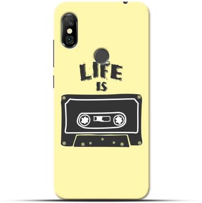 Saavre Back Cover for Life Is Music for REDMI NOTE 6 PRO
