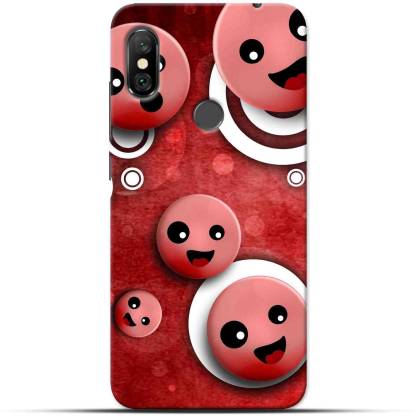 Saavre Back Cover for Smiley,Emojie for REDMI NOTE 6 PRO