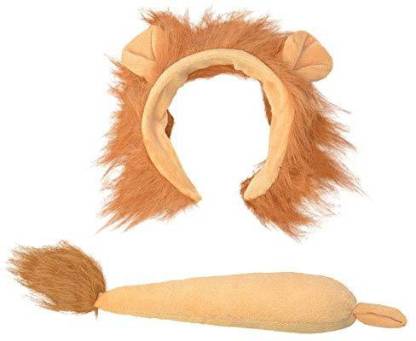 Wicked Adults Lion Ears & Tail Animal Fancy Dress Accessory Set - Adults Lion  Ears & Tail Animal Fancy Dress Accessory Set . shop for Wicked products in  India. 