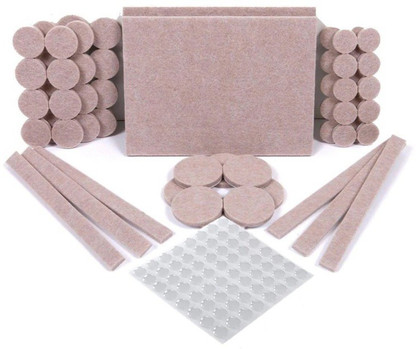 190 Pcs Mutli Size Self Adhesive Felt Floor protector Pads Furniture Floor Sratc 