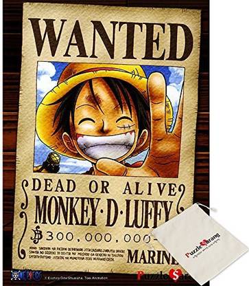 Haksan Pouch Included One Piece Wanted Monkey D Luffy Oda Eiichiro 150 Piece Jigsaw Puzzle Pouch Included One Piece Wanted Monkey D Luffy Oda Eiichiro 150 Piece