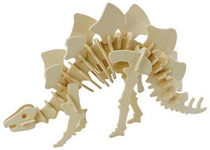NEW Stegosaurus Wooden Wood Build-A-Dinosaur 3D Model Kit Small 