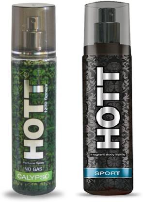 HOTT CALYPSO & SPORT Perfume Spray for Men- (Set of 2) (135ml each) Perfume  -  135 ml
