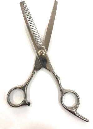  | MALIRAJ Stainless Steel Professional Salon Barber Hair  Cutting Thinning Scissors (Set of 1, Silver) Scissors - Hair Cutting Scissor  For Saloon And Home Use