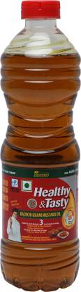 Emami Healthy & Tasty Kachchi Ghani Mustard Oil Plastic Bottle