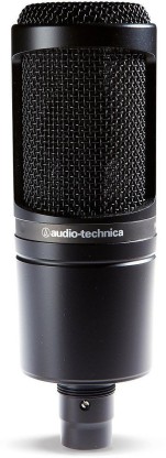 Audio-Technica AT2020 Cardioid Condenser Studio XLR Microphone Black 