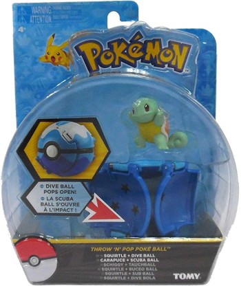 4 Sets QWASZX-Pokemon Throw N Pop Great Ball Tomy Toys for Children Aged 