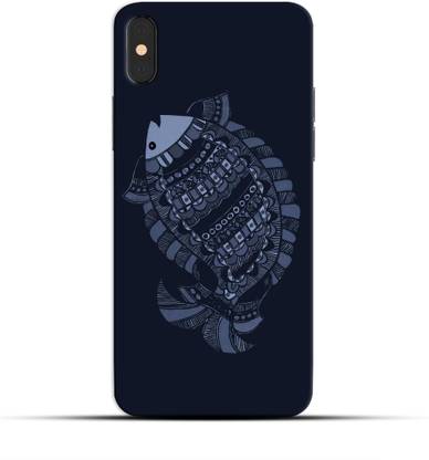 Saavre Back Cover for Fish Art for Iphone x