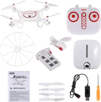SYMA X5UW-D Radio Controlled Rotatable FPV Camera Drone Altitude Hold Mode One Key Take-Off / Landing App Control RC Quadcopter