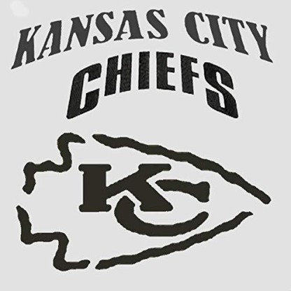 Kansas City Chiefs Helmet Stencil Mylar Sport Football Mancave Stencils 